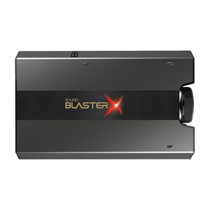 Creative Sound BlasterX G6 7.1 32 Bit Bi-Amplification - USB 2.0 HS/3.0, 384kHz - Micro-USB, Optique, Ligne, Micro (70SB177000000)v